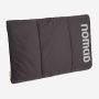 NOMAD Wollip multifunctional travel pillow in dark gray with logo on the side