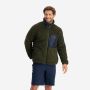 Sherpa Fleecevest | Donkergroen