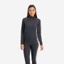 Zip-Neck Thermoshirt Dames | Grijs