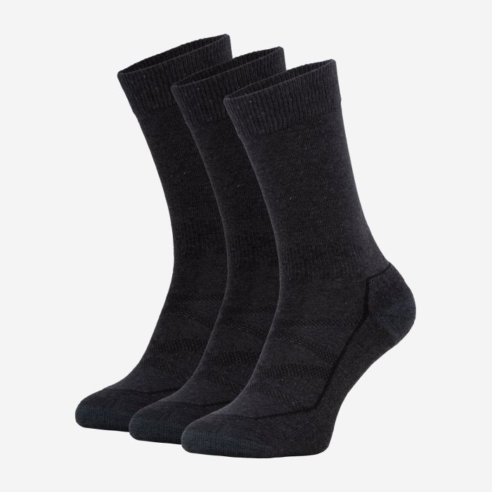NOMAD Coolmax 3-pack dark grey hiking socks for outdoor activities
