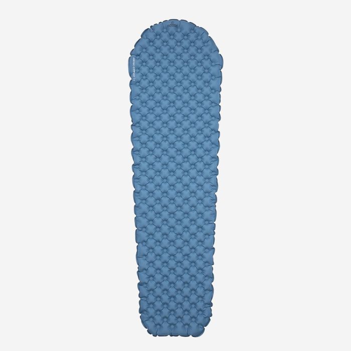 NOMAD AirTec Comfort Regular slaapmat in titaniumblauw met honingraatstructuur voor kamperen