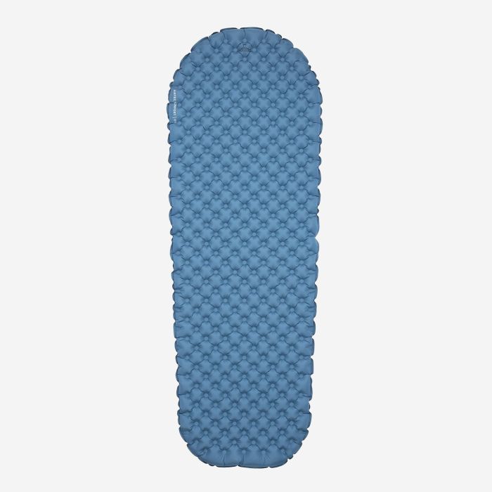 NOMAD AirTec Comfort Wide slaapmat in titanium blauw met honingraatpatroon voor outdoor gebruik