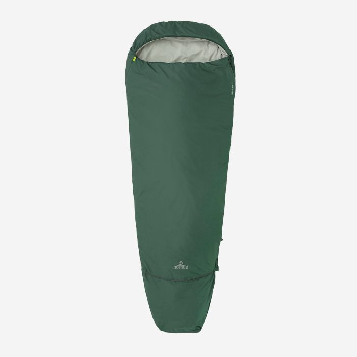 NOMAD Inca Premium Junior mummy sleeping bag in trekking green for kids