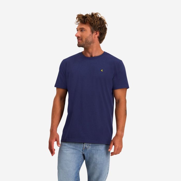 NOMAD Anapai Travel men's navy blue short-sleeved T-shirt with chest logo