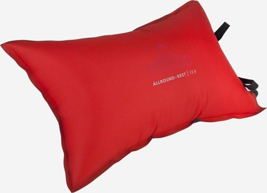 NOMAD Allround-Rest 12.0 kussen in mars rood met rechte hoeken en verstelbare bandjes