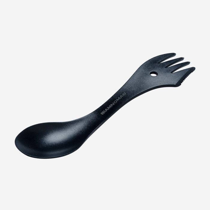 NOMAD spork donkerblauw met lepel en vork in één stuk geschikt voor kamperen en outdooractiviteiten