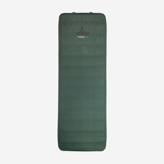 NOMAD Dreamzone Premium 10.0 forest green rectangular self-inflating sleeping pad for camping