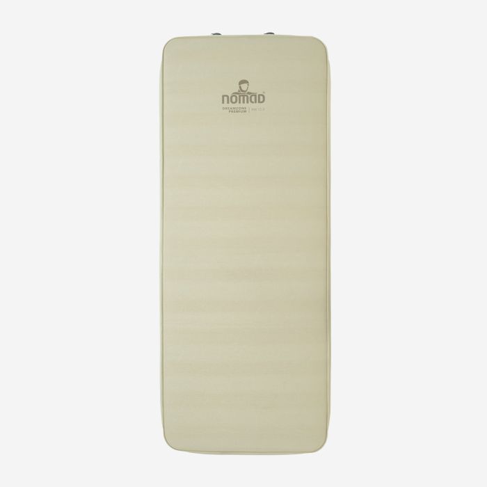 NOMAD Dreamzone Premium XW 15.0 slaapmat in zandkleur met rechthoekig design en afgeronde hoeken