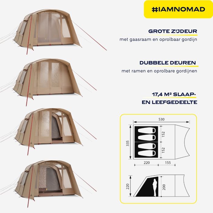 Dogon 4 TC Air Tent | Twill